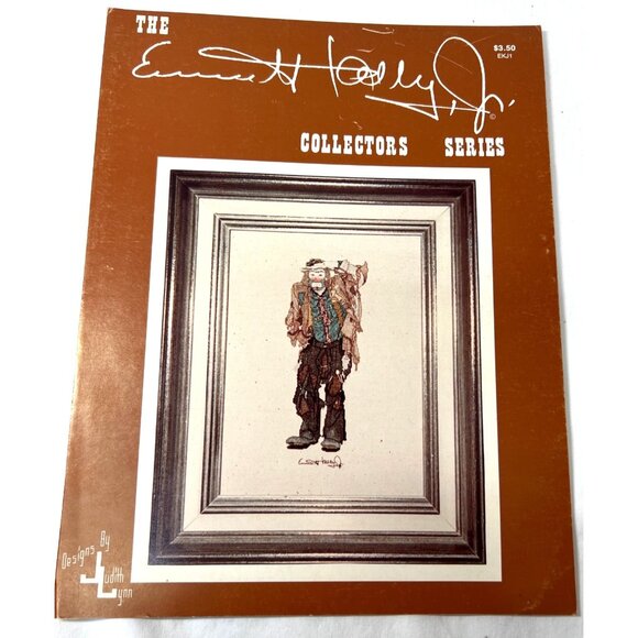 Emmett Kelly Jr. Collectors Series Cross-Stitch Pattern - Picture 1 of 4
